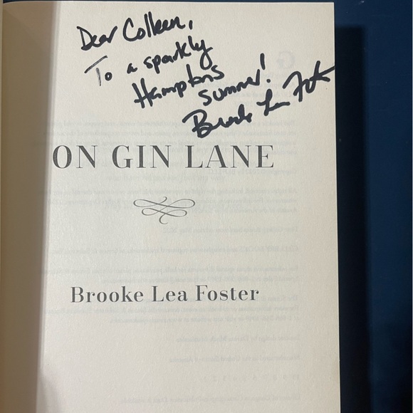 On Gin Lane by Brooke Lea Foster hardback book - Picture 5 of 5